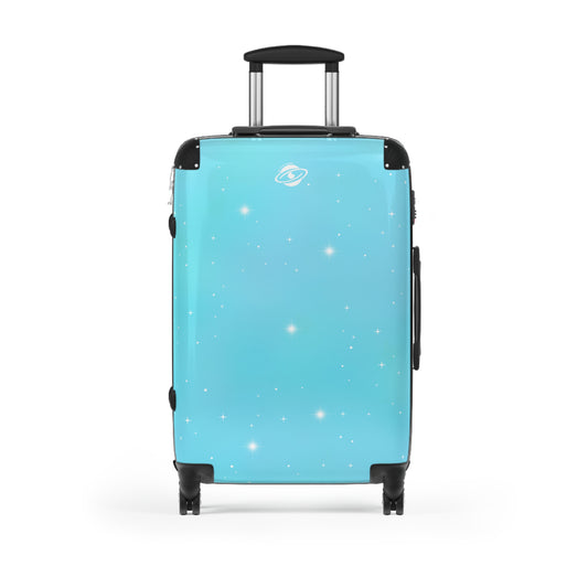 Baby Blue Check-In Suitcase