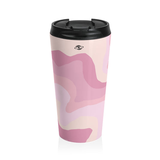 Strawberry Fields Stainless Steel Travel Mug